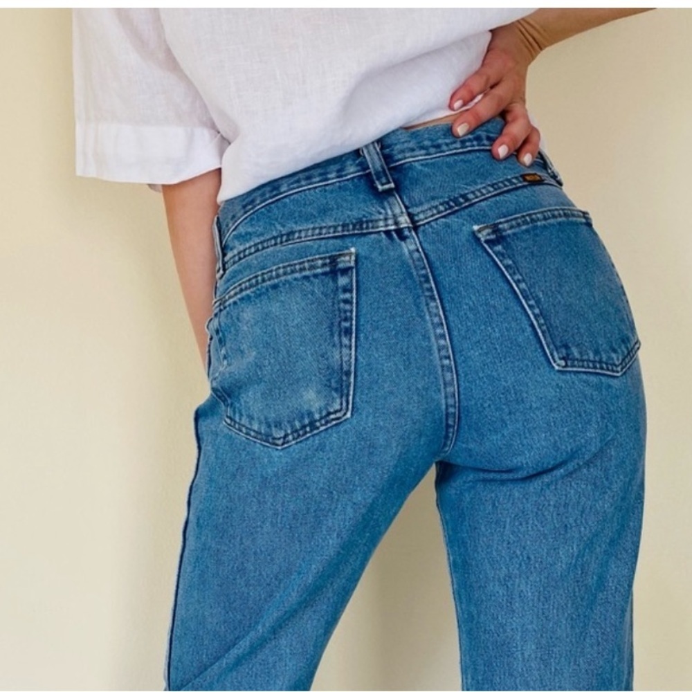 Vintage Rustler Denim Straight leg Distressed High Rise 29x32